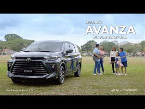 TOYOTA AVANZA FIT FOR EVERY FAM. .